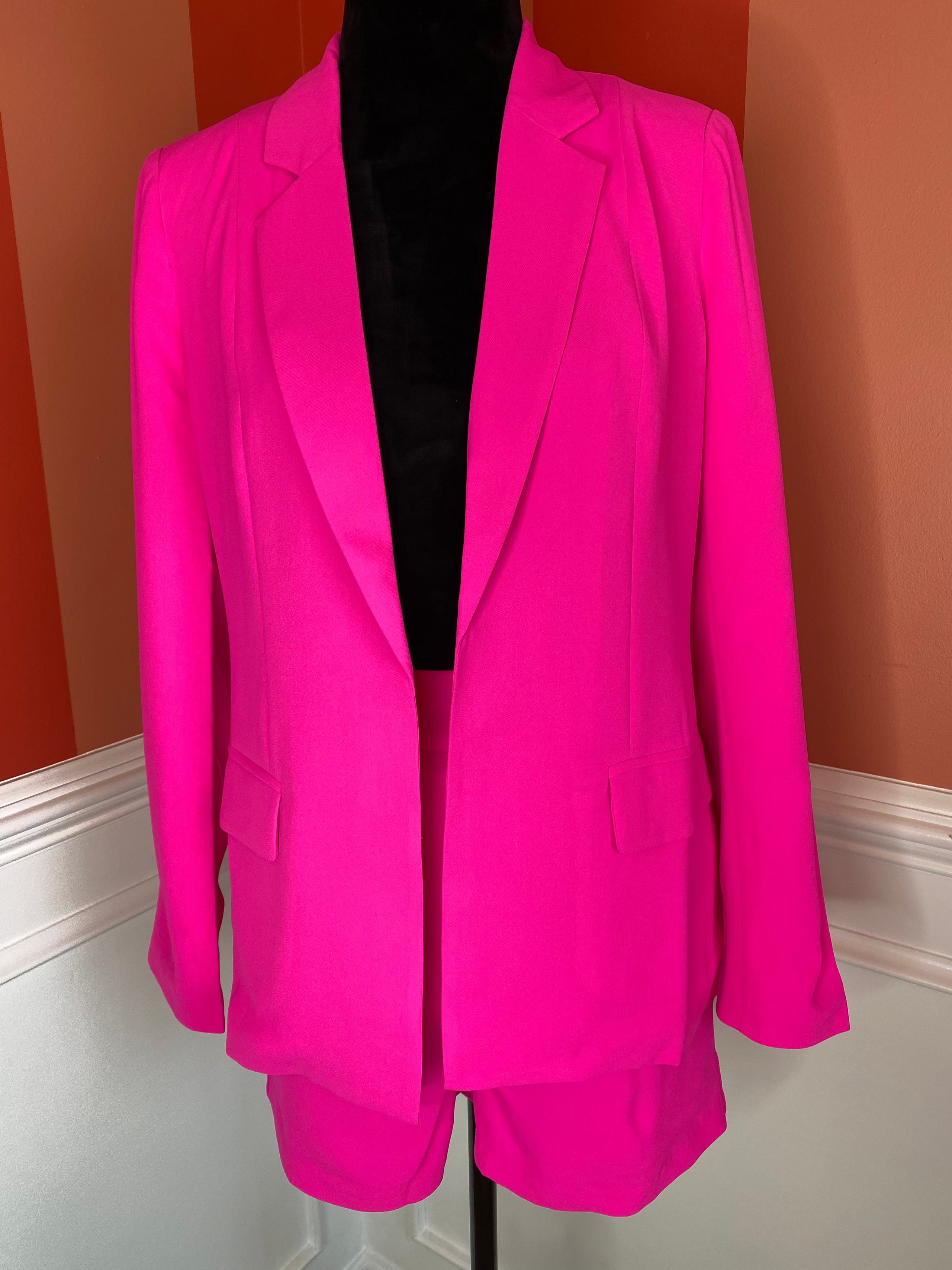 Hot pink deals short jacket